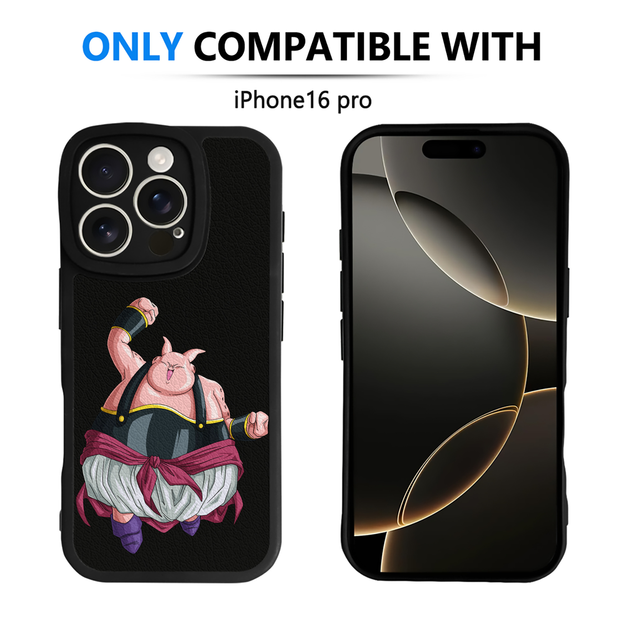 （画像用） ドラゴンボール DRAGON BALL 【iPhone 16シリーズ対応】シリコンスマホケース（レザー調） 材質：シリコン